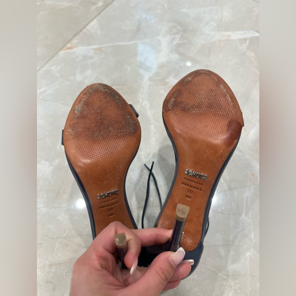 Schutz patent leather sandals size 7B - Picture 7 of 8